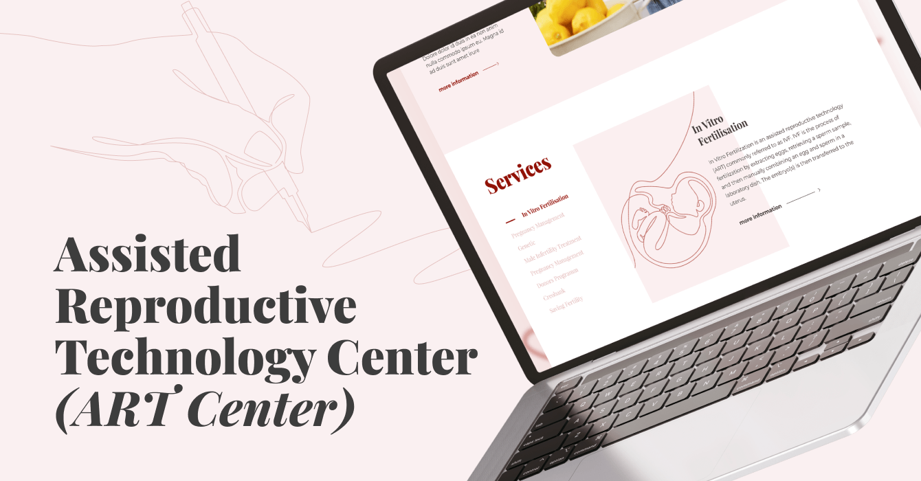 Разработка англоязычного сайта для Центра вспомогательных репродуктивных технологий