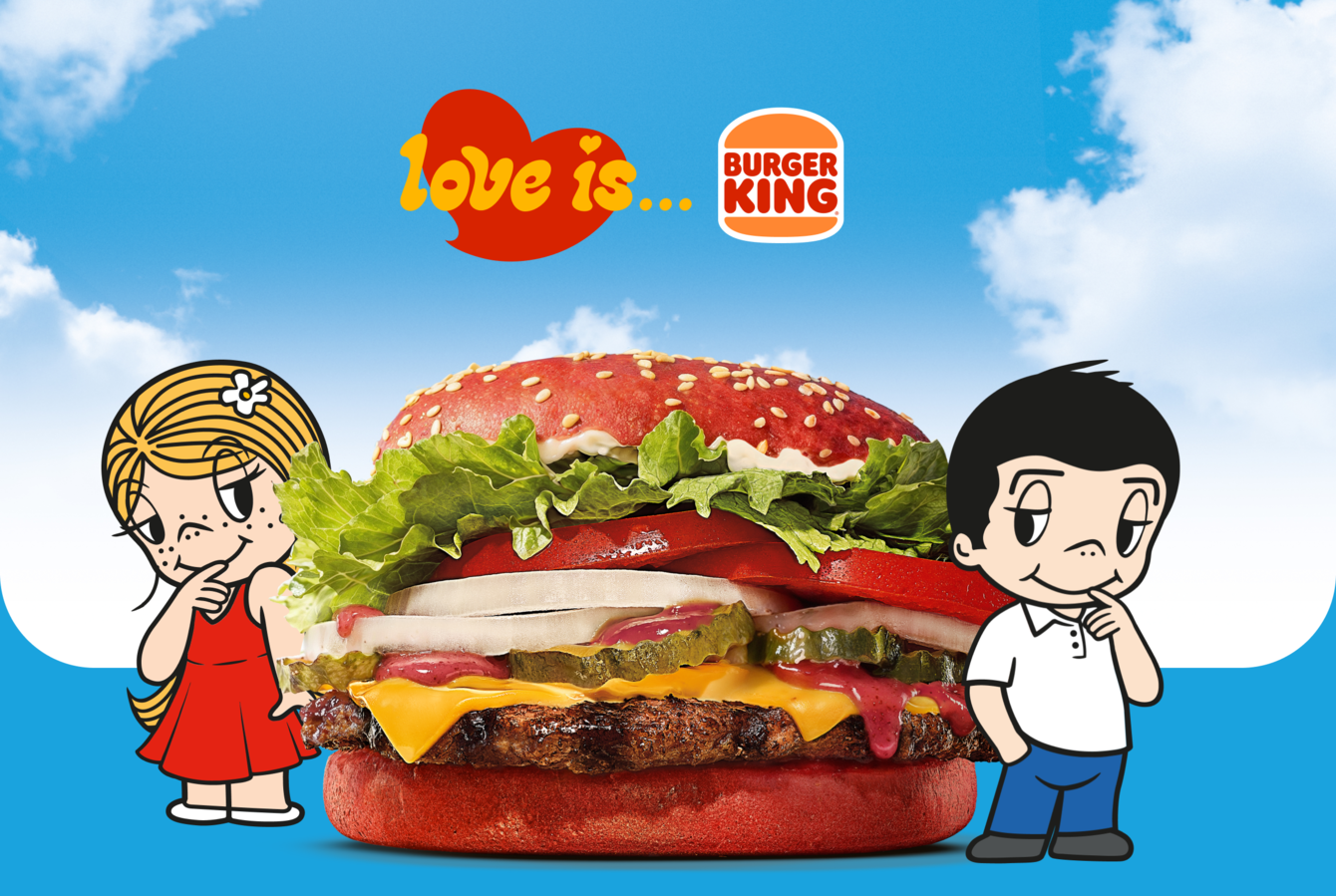 Партнёрство Бургер Кинг и Love is...