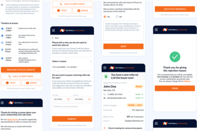 Мобильный лендинг для улучшения взаимодействия риелторов с клиентами