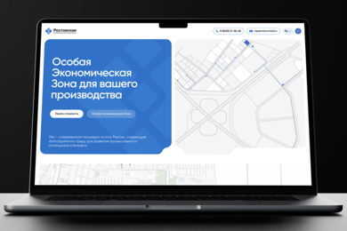 Создание сайта для Особой экономической зоны