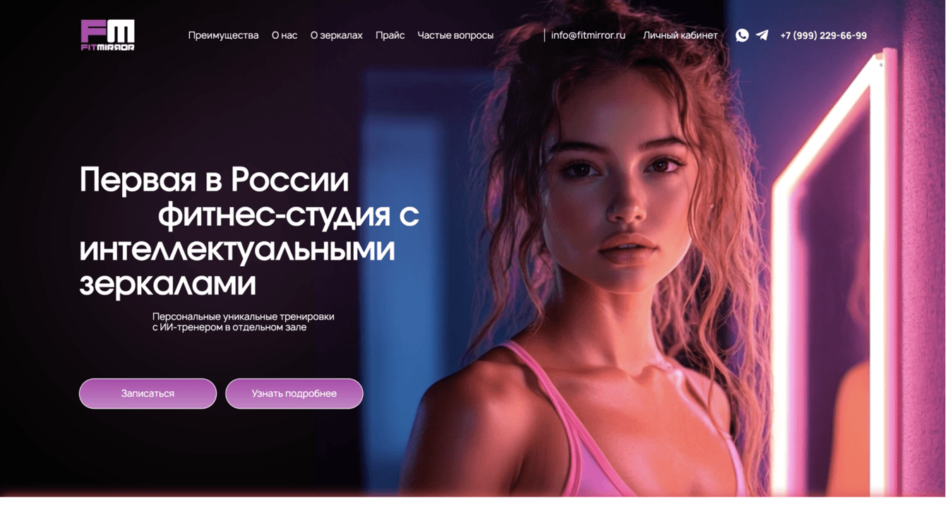 Цифровая платформа тренировок с ИИ + AI-нутрициологом