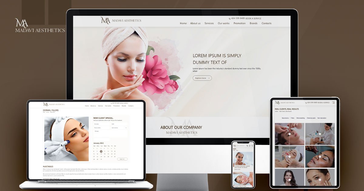 Разработка корпоративного сайта с интеграцией программы управления записями