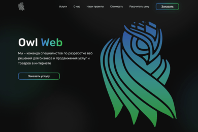 Разработка лендинга  для представления компании потребителям