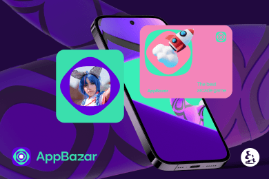 AppBazar — колоритная айдентика магазина приложений