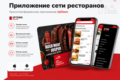 Мобильное приложение сети ресторанов