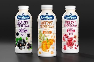 Дизайн упаковки «Йогурт Греческий»