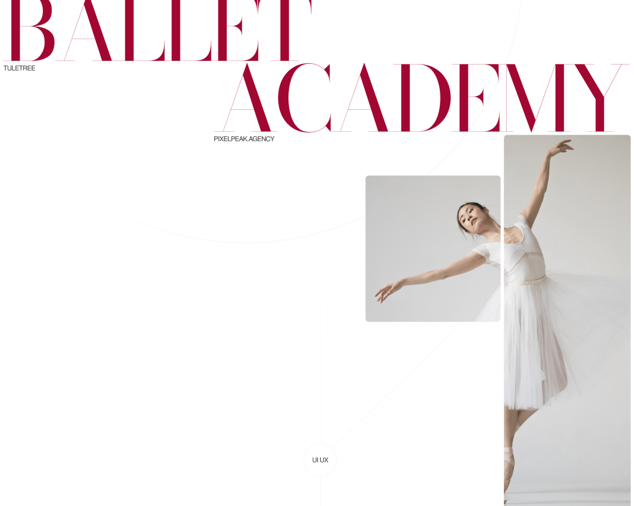 Академия Русского балета - разработка дизайна сайта