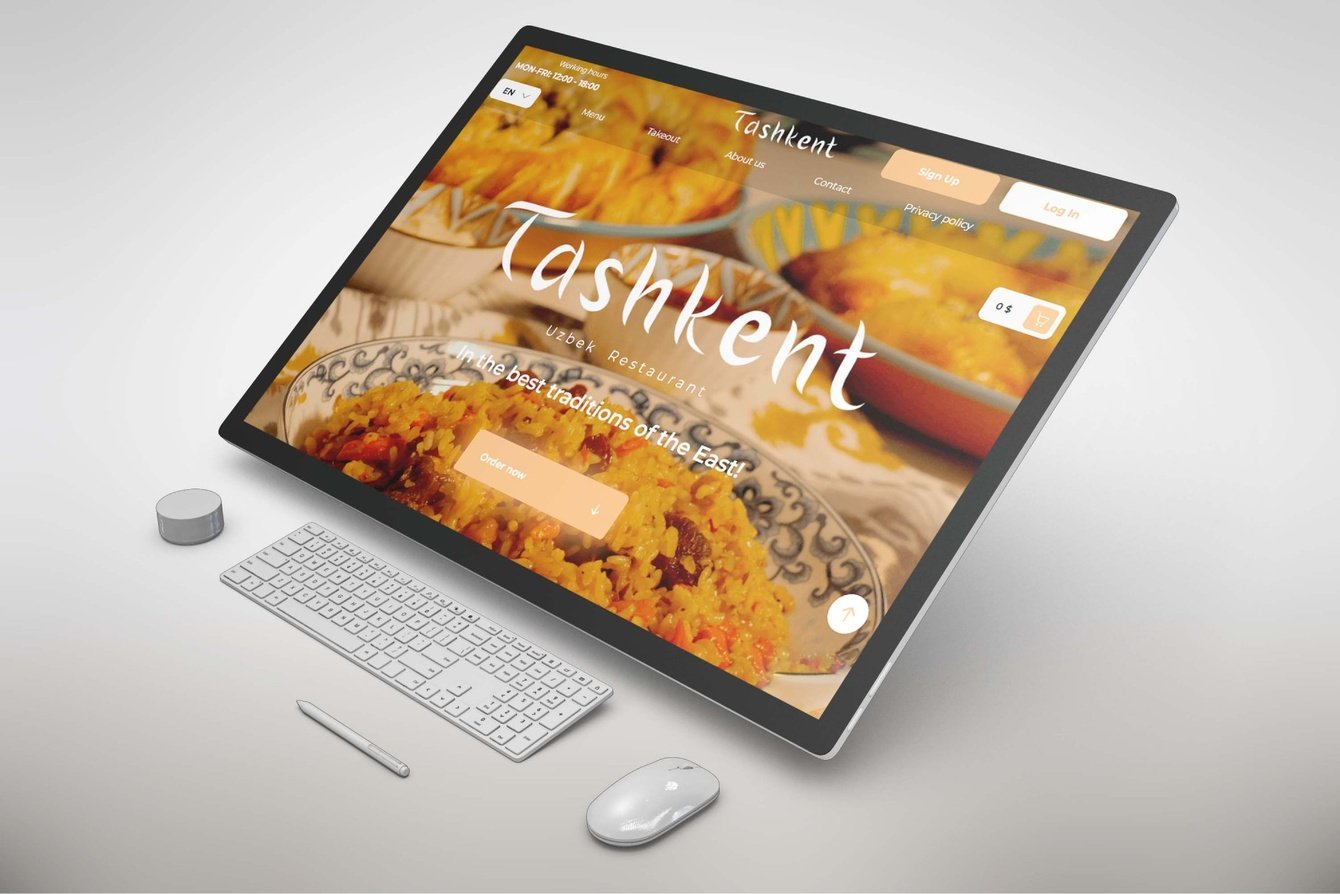 Разработка сайта для ресторана узбекской кухни
