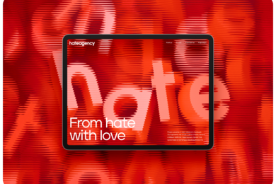 Сайт Hate Agency