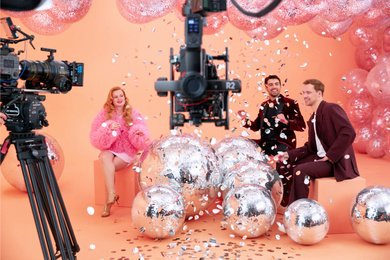 Magic Production провели фото и видеосъемку в честь празднования 20-летия ТК «Домашний»