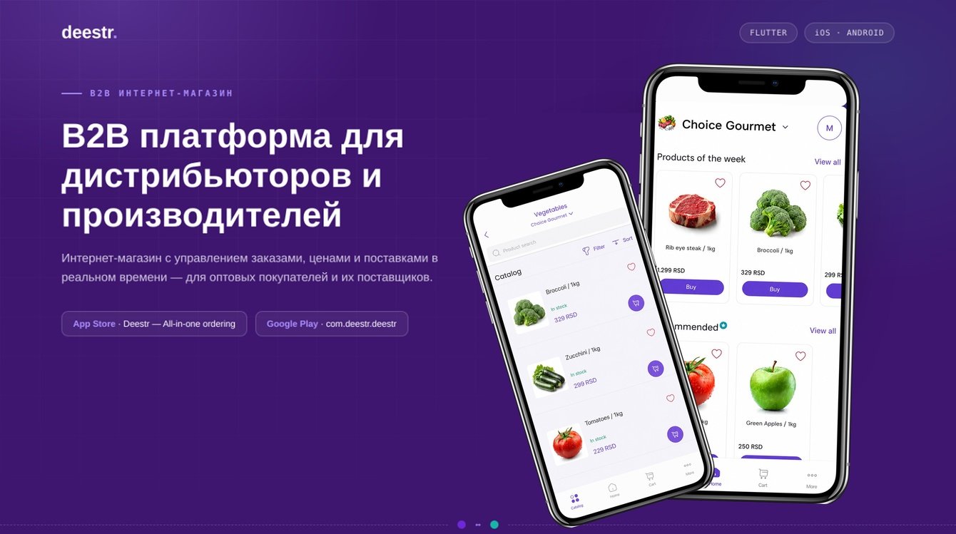 B2B-платформа для дистрибьюторов и производителей
