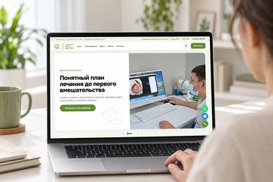 Сайт стоматологии «Центр Здоровья»: врачи, цены и запись из YClients