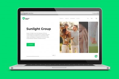 Сайт для холдинга Sunlight Group
