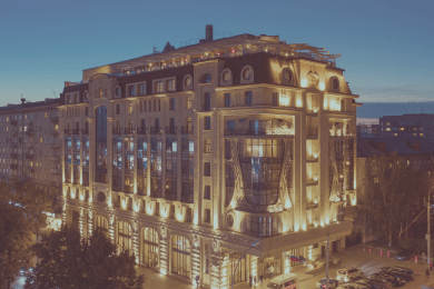 Пятизвездочный сайт для отеля Grand Autograph Novosibirsk (ex. Marriott)