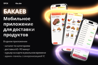 Bakaev Market: 10 000+ товаров в телефоне, 1С в облаке и доставка под контролем