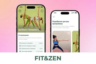 Разработали кроссплатформенное приложение с видеотренировками для FIT&ZEN