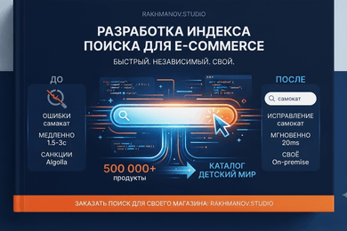 Поиск по 500 000 товаров за 20 мс: как Rakhmanov Search ликвидировал нулевые выдачи в e-Commerce