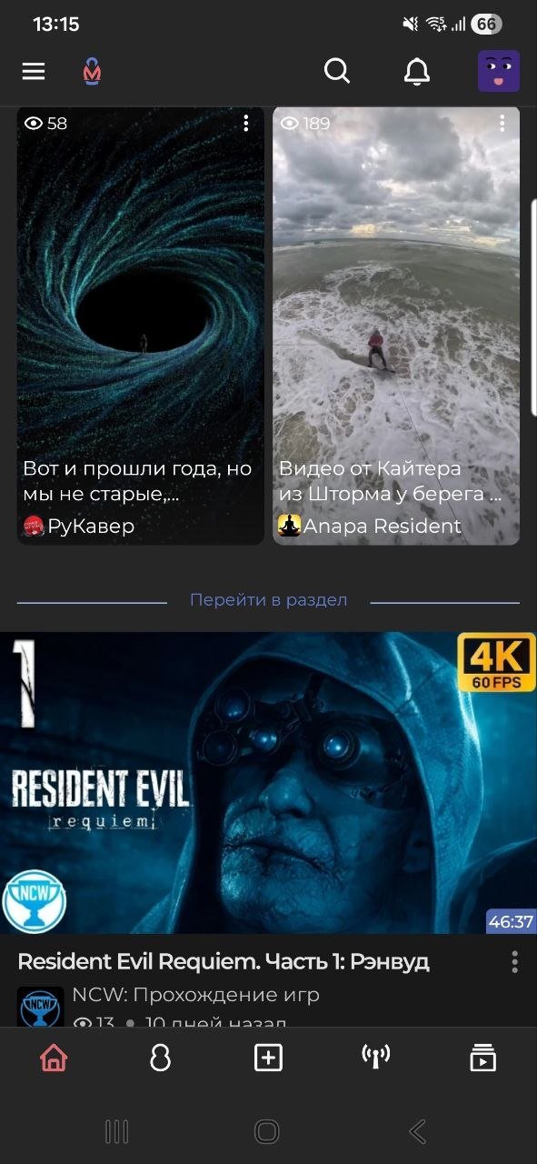 Разработка кроссплатформенного мобильного приложения «МатрёшкаТВ»