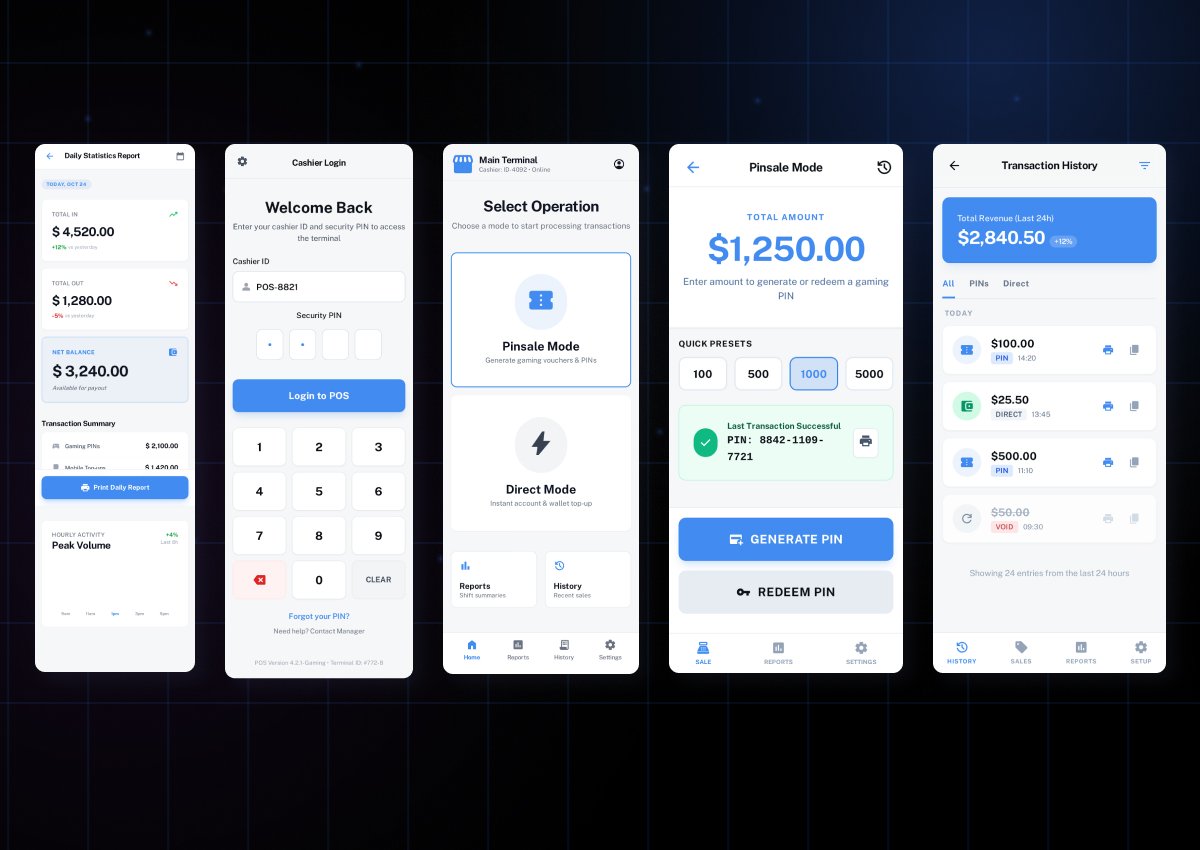 Мобильное cashier-приложение для букмекерских сетей