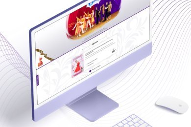 Сайт для хореографического ансамбля «Зоренька»