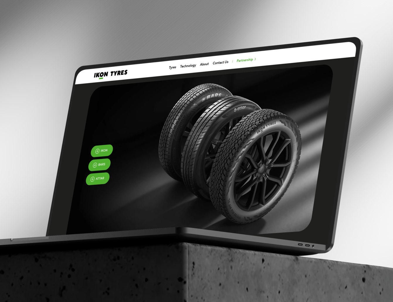 Дизайн сайта IkonTyres.com