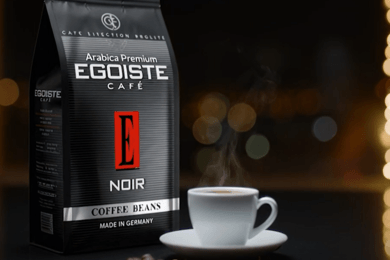 EGOISTE CAFE — имиджевый ИИ-ролик для премиального бренда кофе