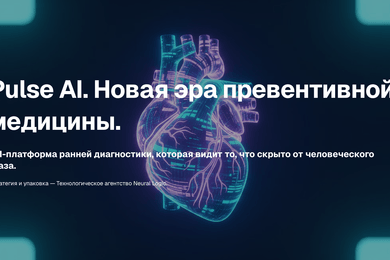Смысловая упаковка и B2B-презентация для медицинской ИИ-платформы Pulse AI