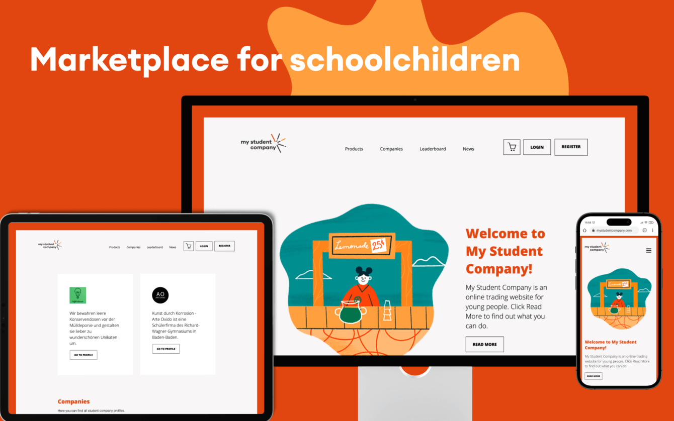 Разработка одного из ведущих маркетплейсов для школьников Норвегии