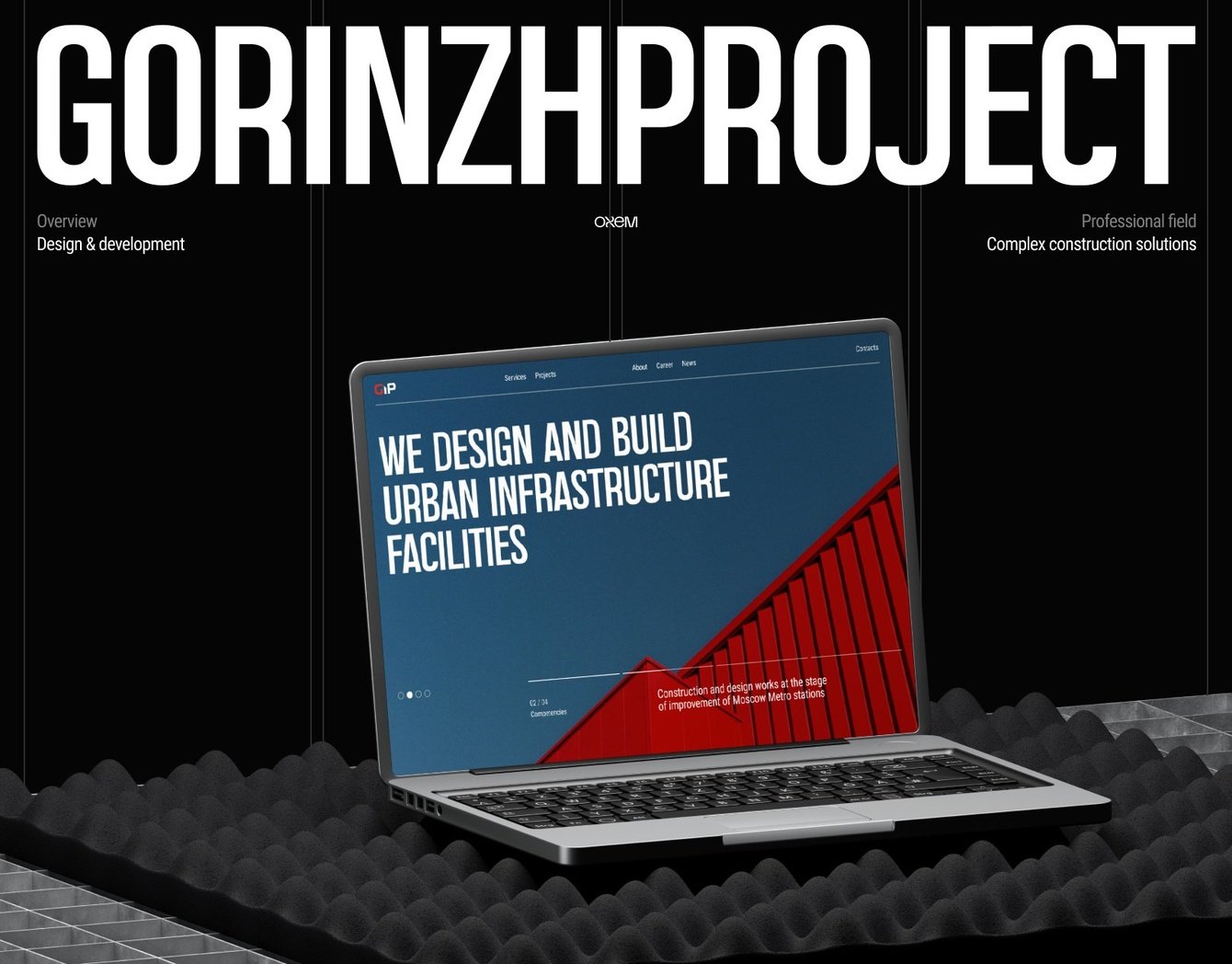 Сайт для группы компаний ГорИнжПроект