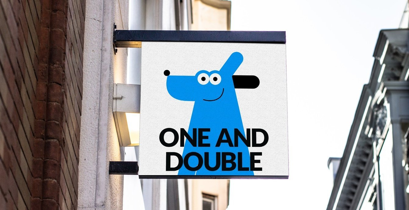 Маскот для сети кофеен ONE AND DOUBLE