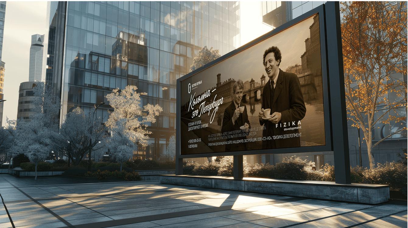 Креативная концепция рекламной кампании ЖК «Остров Первых»