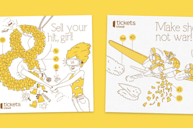 Иллюстрации для Tickets Cloud