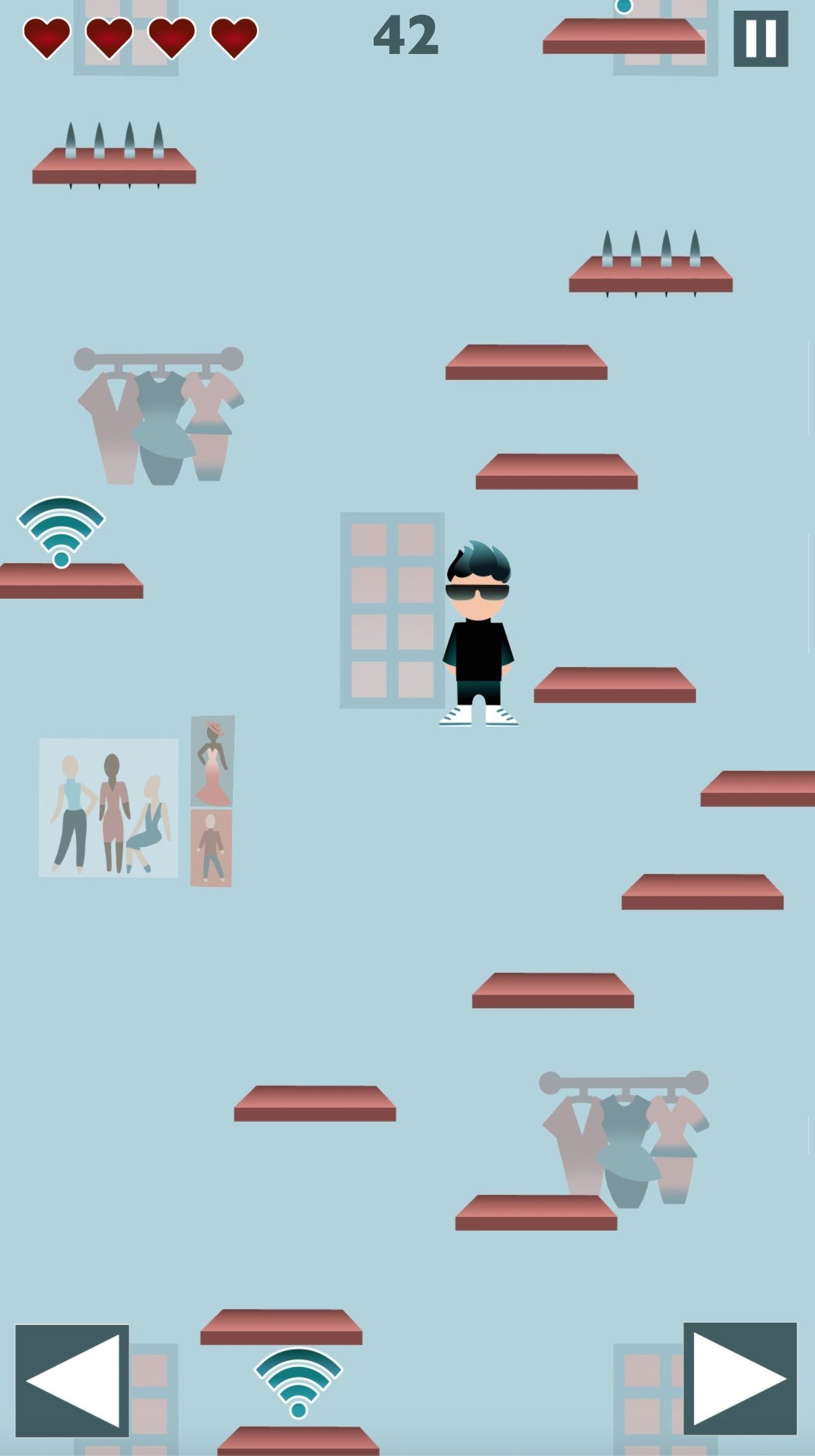 Стильный вертикальный джампер