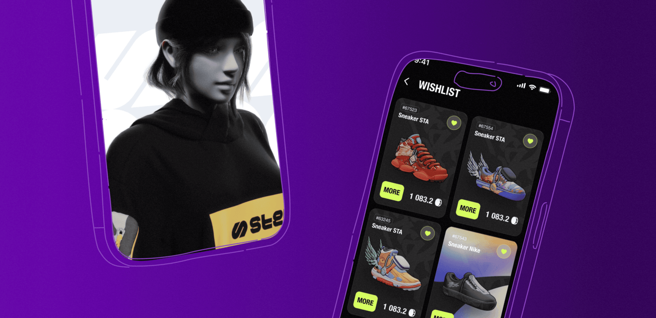 С модным вайбом: сделали 3D-модели и анимацию персонажа для NFT приложения StepApp