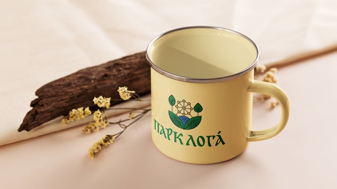 Редизайн логотипа и фирменного стиля ландшафтного парка «Лога»