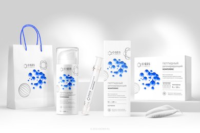 Брендинг лечебной косметики OSIS complex: нейминг, логотип, дизайн упаковки и этикетки
