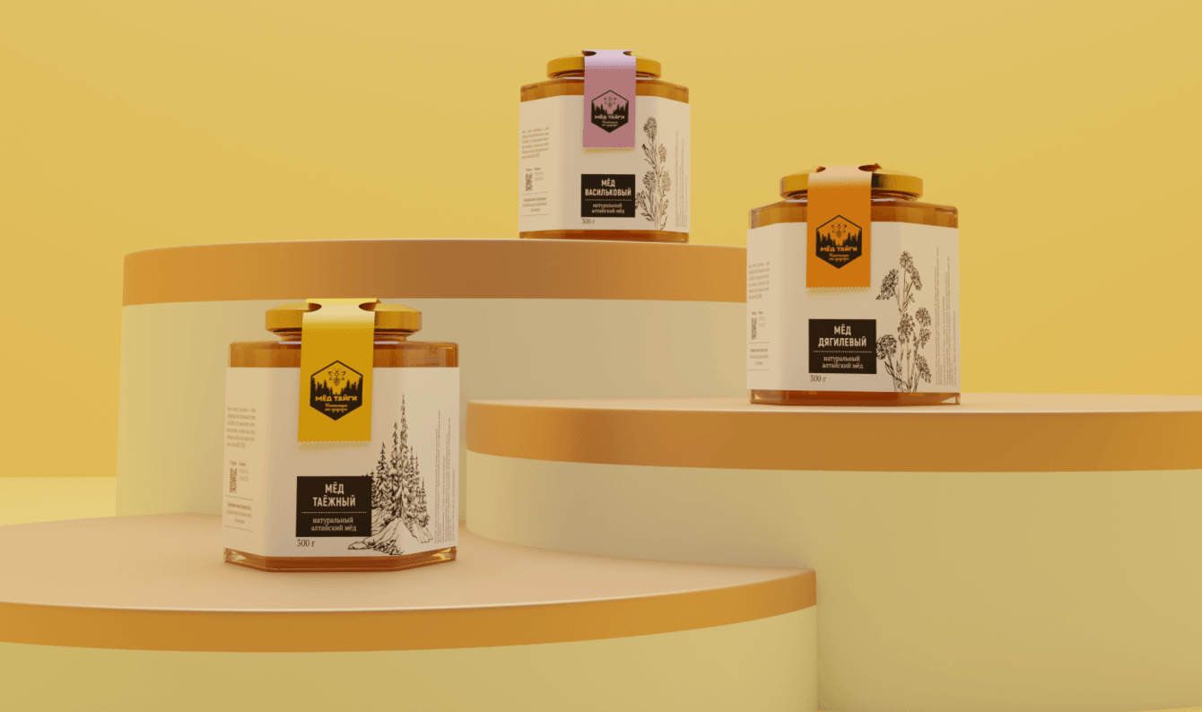 3D-визуализация «Мёд тайги»