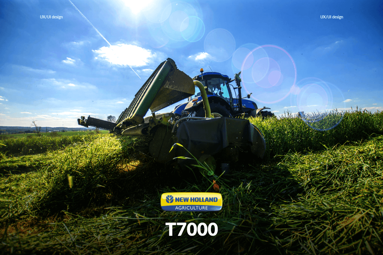 Промо-сайт для техники «New Holland»