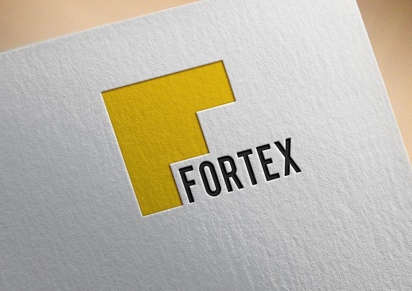 Комплексный дизайн: логотип, айдентика и упаковка для строительных смесей Fortex