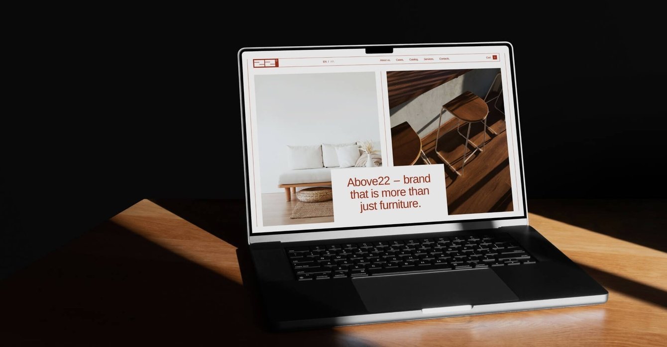 Брендинг и разработка сайта для мебельного производителя из ОАЭ "Above22"