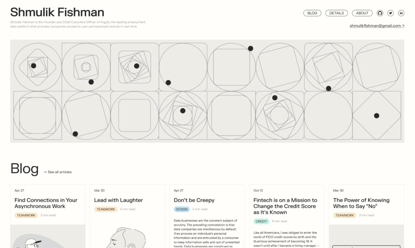 Персональный сайт для эксперта банковской сферы