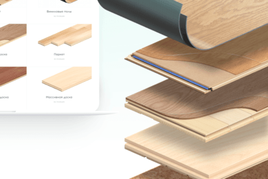 Интернет-магазин. Напольные покрытия Мегаполия