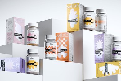 Брендинг, айдентика и упаковка витамин | wilab