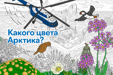Арктический виммельбух: как мы вместе с пользователями раскрасили Север