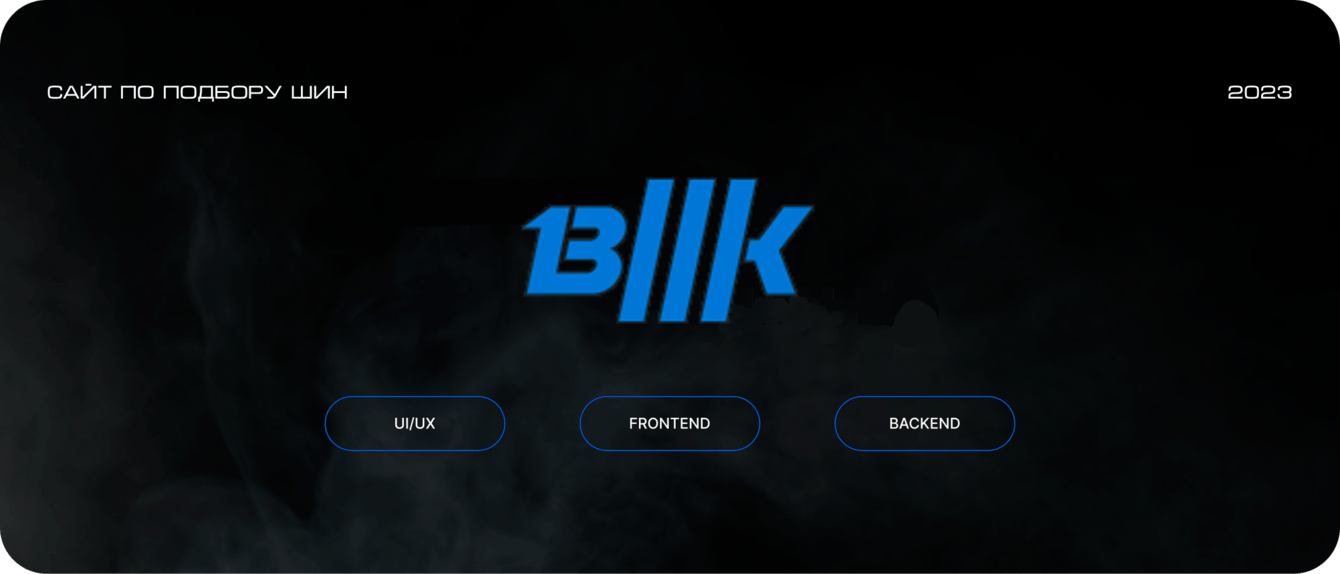 Разработка сайта каталога шин для клиента ВШК