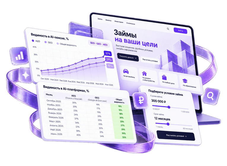 Продвижение МФО с фокусом на GEO/AEO оптимизацию