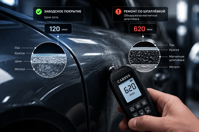 СКРЫТЫЙ РЕМОНТ, КОТОРЫЙ СЛОЖНО НАЙТИ. Как CARSYS решает проблему магнитной шпатлевки