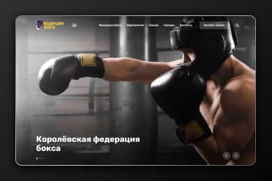 Разработка сайта Федерация бокса