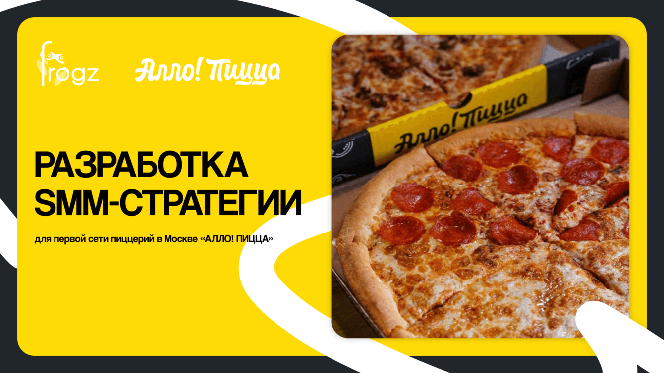 Разработка SMM-стратегии для первой сети пиццерий в Москве «АЛЛО! ПИЦЦА»