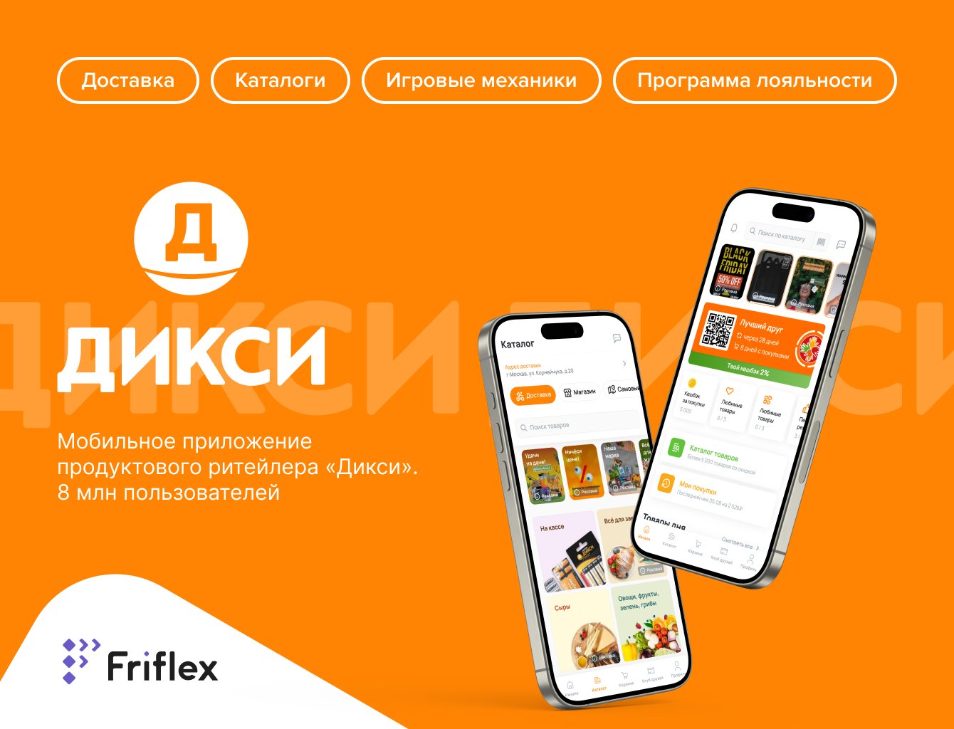 Мобильное приложение для пользователей «Дикси»